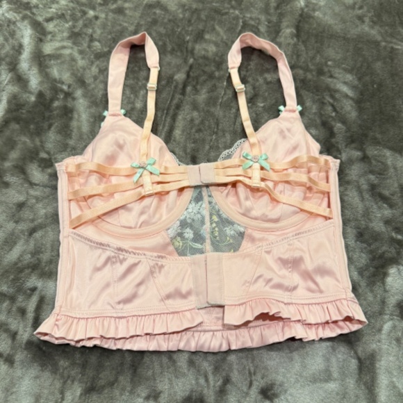 New! For Love & Lemons Midsummer Floral Bustier 31258 - Picture 9 of 15